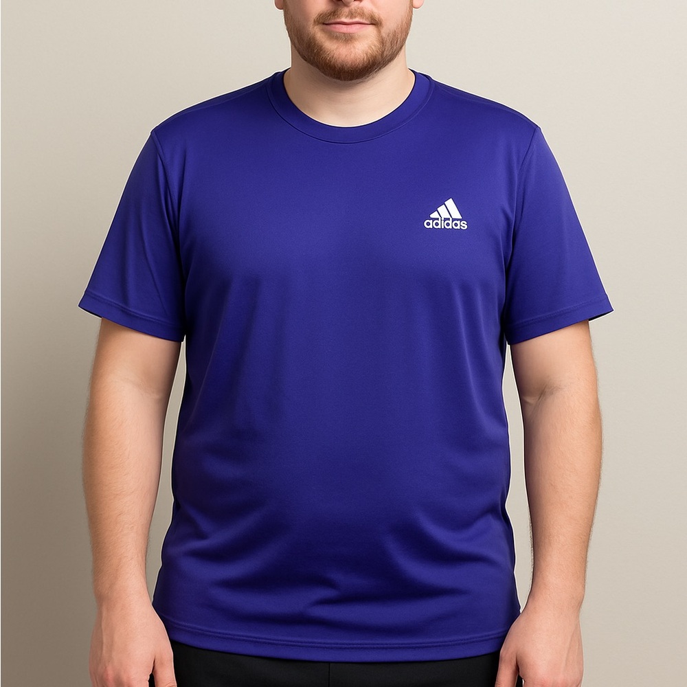 Adidas Men's Short Sleeve Tee in Rich Purple